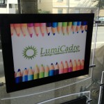Porte affiche led Lumicadre A4 